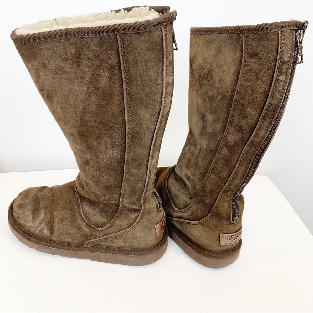 UGG Knightsbridge tall rustic sheepskin boots